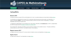Desktop Screenshot of capes-math.org